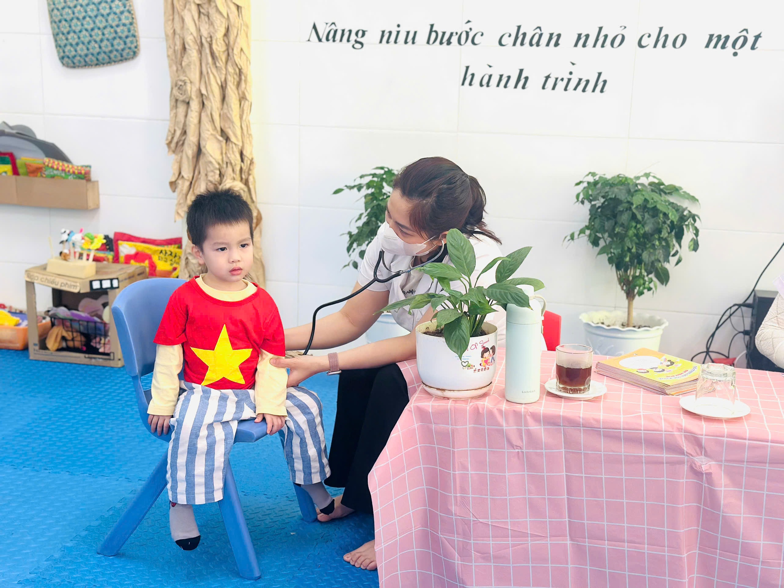 Xã Thượng Phúc tổ chức khám sức khoẻ cho học sinh mầm non- Ảnh 14.