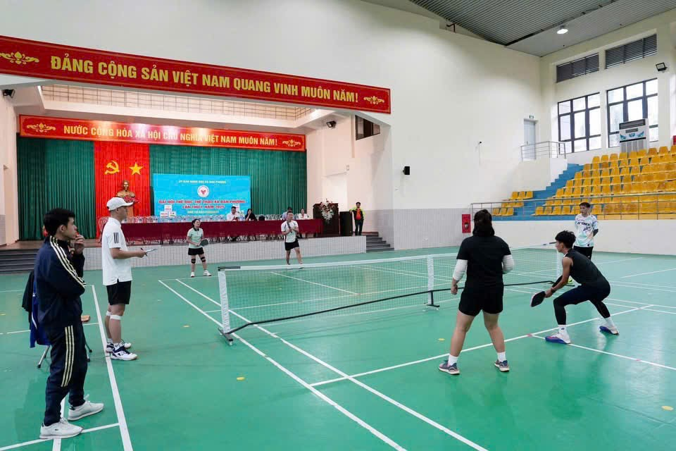 Giải Pickleball xã Đan Phượng năm 2025 thành công tốt đẹp- Ảnh 1.