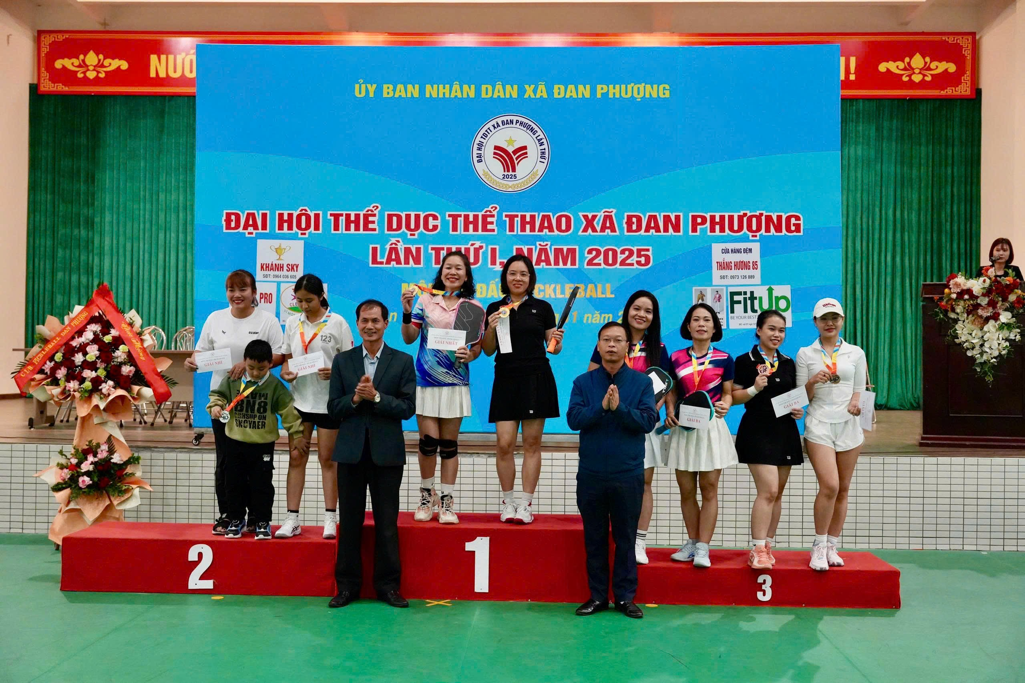 Giải Pickleball xã Đan Phượng năm 2025 thành công tốt đẹp- Ảnh 4.