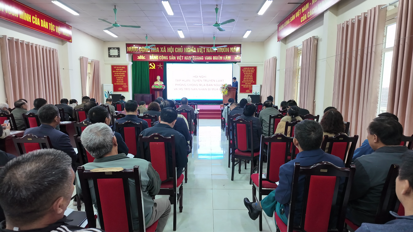 Hội nghị tập huấn, tuyên truyền luật phòng chống mua bán người và hỗ trợ nạn nhân bị mua bán- Ảnh 1.