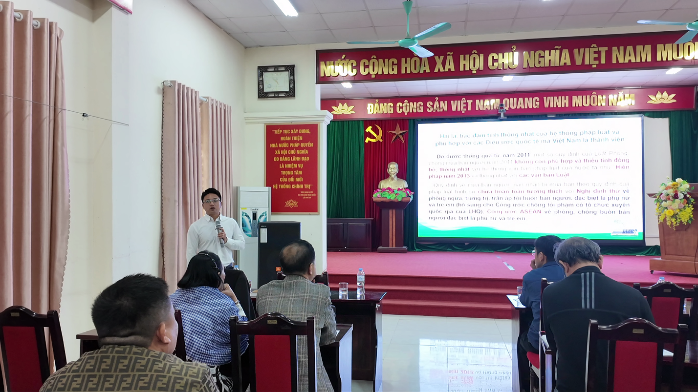 Hội nghị tập huấn, tuyên truyền luật phòng chống mua bán người và hỗ trợ nạn nhân bị mua bán- Ảnh 4.