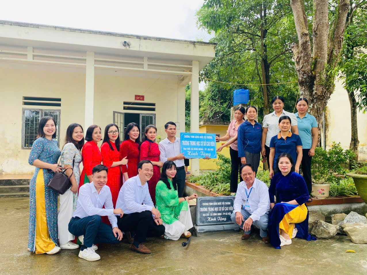 TRƯỜNG THCS CAO VIÊN VÀ CÂU CHUYỆN ĐẸP VỀ "GIẾNG NƯỚC YÊU THƯƠNG"