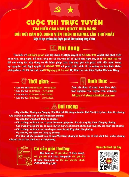 THAM GIA CUỘC THI TRỰC TUYẾN TÌM HIỂU VỀ CÁC NGHỊ QUYẾT CỦA ĐẢNG ĐỐI VỚI CÁN BỘ, ĐẢNG VIÊN TRÊN INTERNET, LẦN THỨ NHẤT- Ảnh 1.