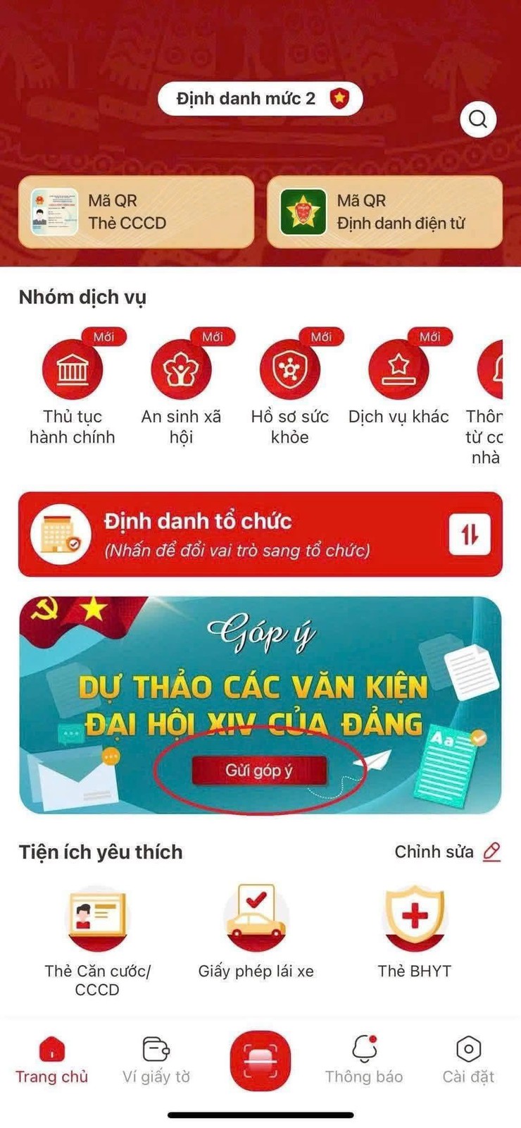 TOÀN ĐẢNG, TOÀN DÂN, TOÀN QUÂN XÃ CHƯƠNG DƯƠNG PHÁT HUY TRÍ TUỆ, TÂM HUYẾT, GÓP Ý VÀO CÁC DỰ THẢO VĂN KIỆN ĐẠI HỘI XIV CỦA ĐẢNG QUA ỨNG DỤNG VNeID- Ảnh 1.