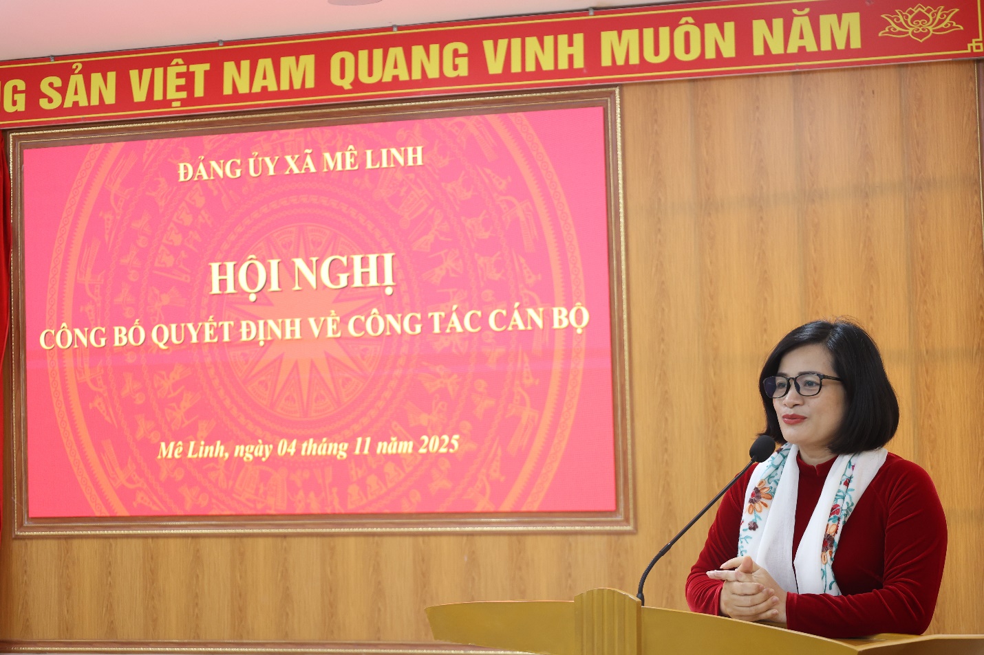Xã Mê Linh công bố quyết định về công tác cán bộ- Ảnh 3.