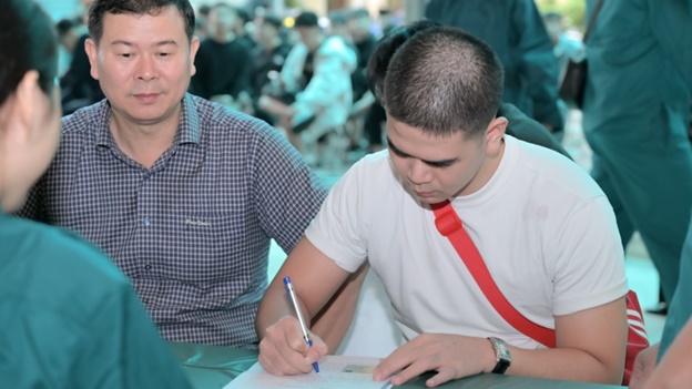 Hoài Đức - 37 thanh niên tình nguyện viết đơn nhập ngũ năm 2026- Ảnh 3.