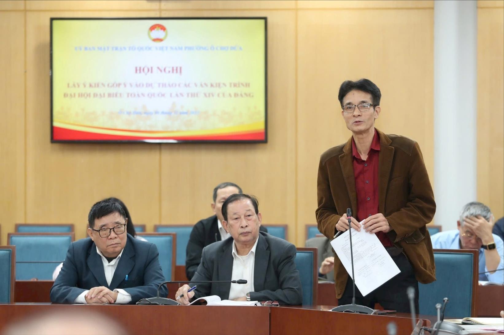 Phường Ô Chợ Dừa góp ý vào dự thảo Văn kiện Đại hội XIV của Đảng- Ảnh 2.