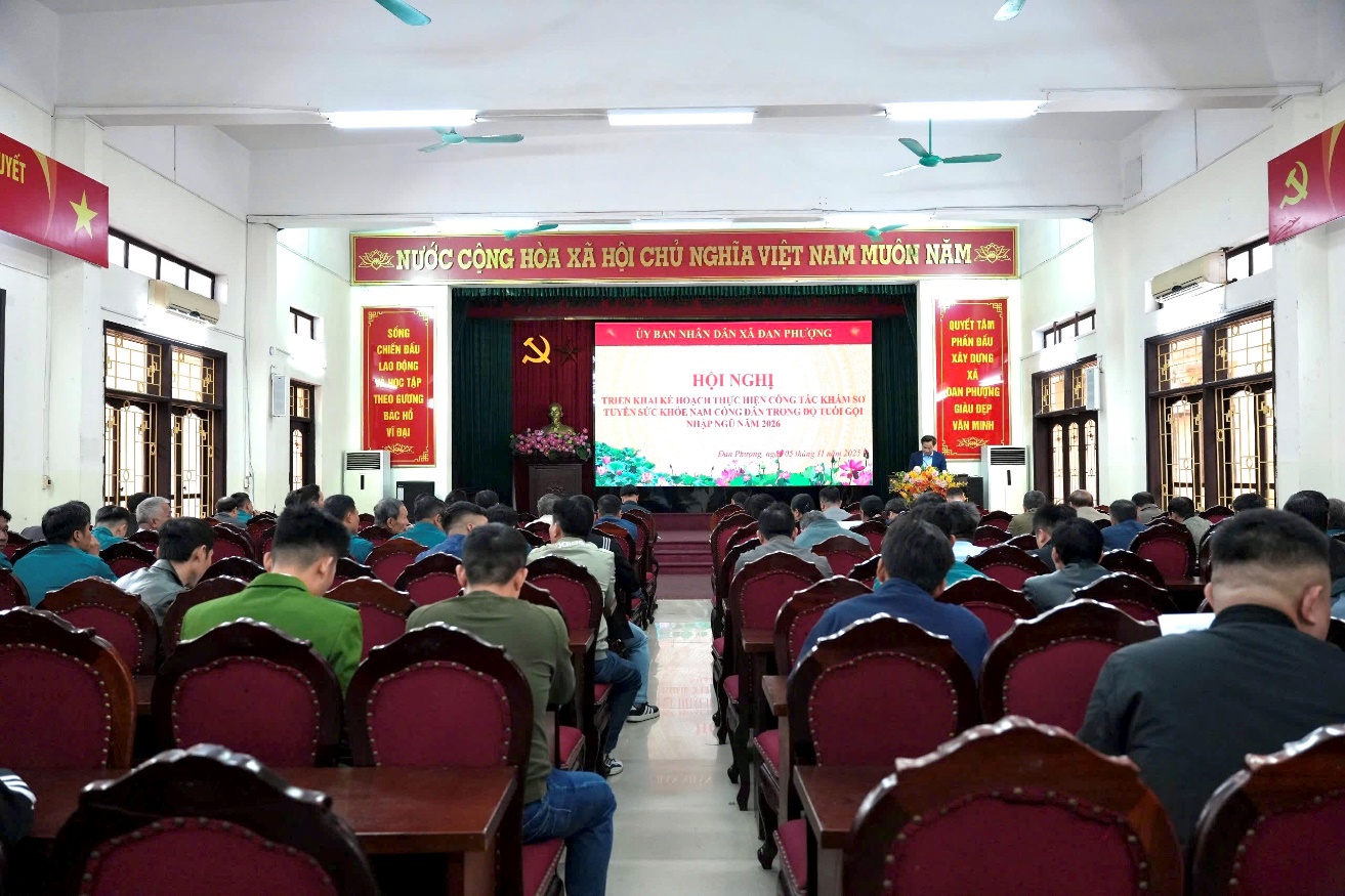 Hội nghị triển khai công tác khám sơ tuyển sức khỏe nam công dân trong độ tuổi gọi nhập ngũ năm 2026- Ảnh 1.