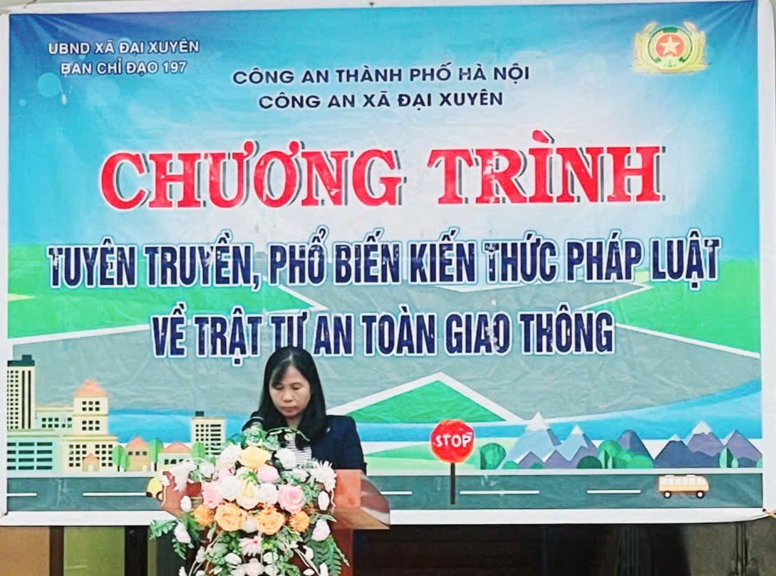 Trường Tiểu học Đại XuyênTuyên truyền pháp luật ATGT và xây dựng mô hình "Cổng trường an toàn"- Ảnh 4.