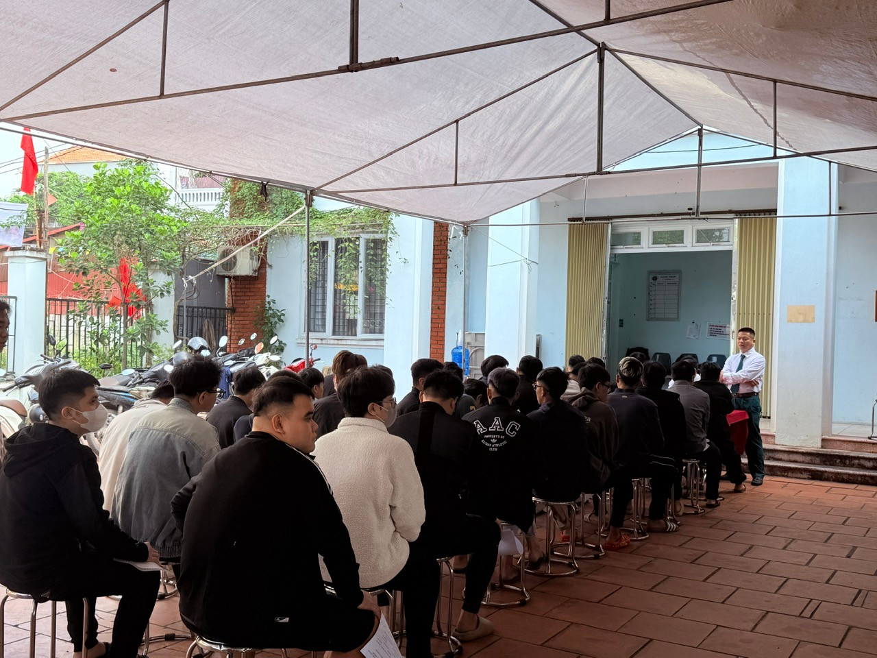 Xã Đan Phượng tổ chức khám sơ tuyển nghĩa vụ quân sự năm 2026- Ảnh 1.