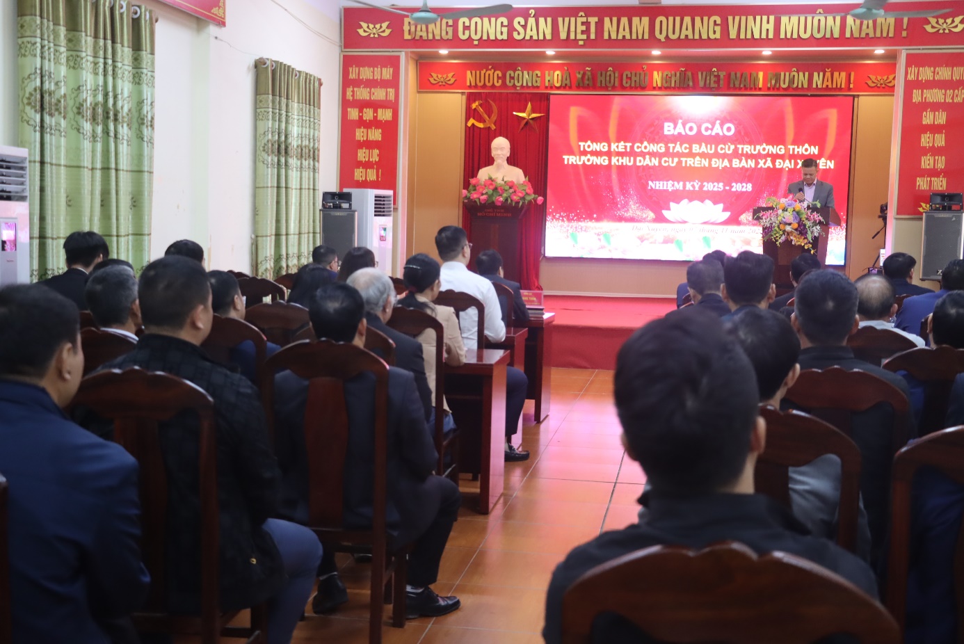 Đại Xuyên tổ chức thành công cuộc bầu cử trưởng thôn, trưởng khu dân cư, nhiệm kỳ 2025 - 2028- Ảnh 2.