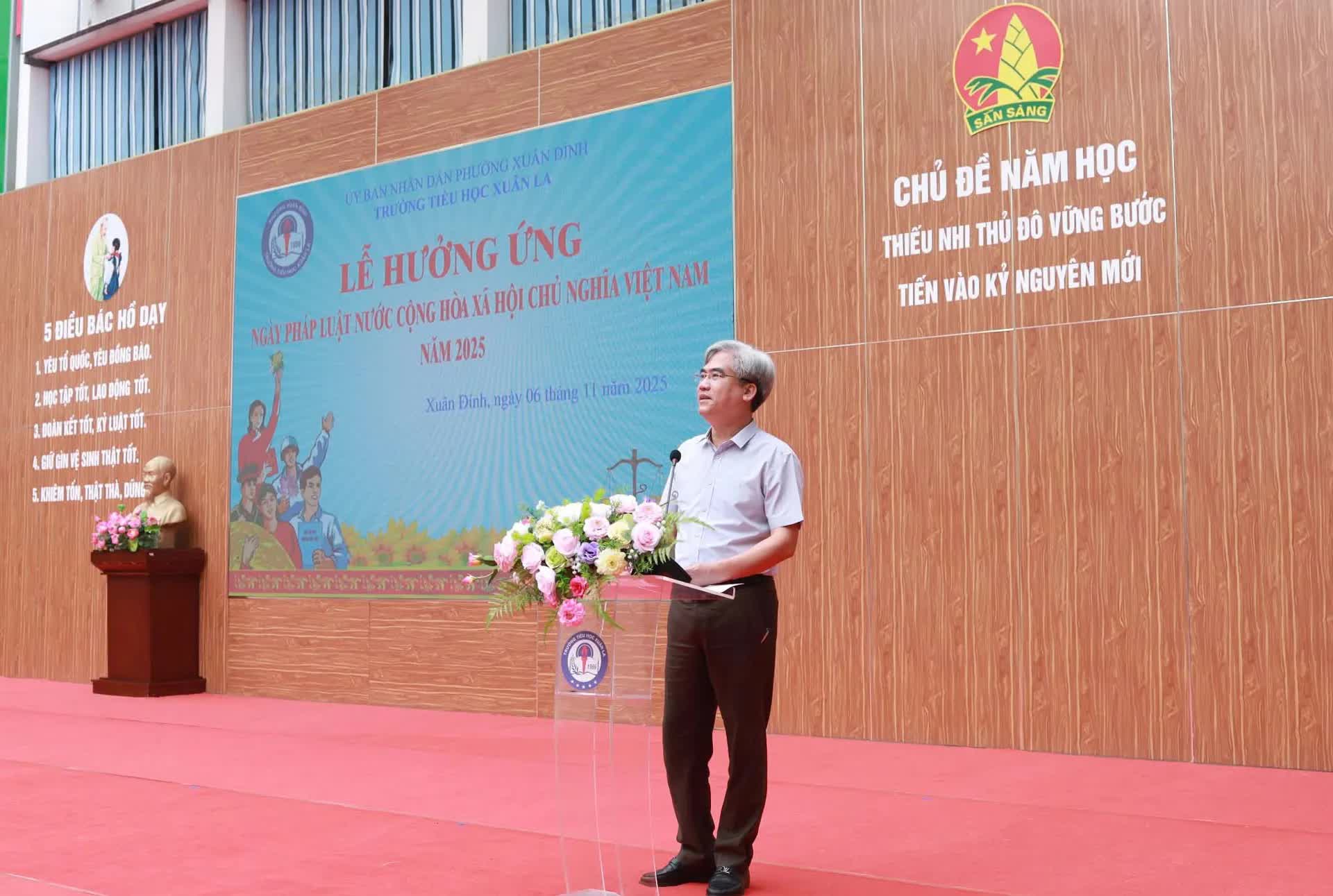 Lan tỏa tinh thần thượng tôn pháp luật trong môi trường học đường- Ảnh 1.