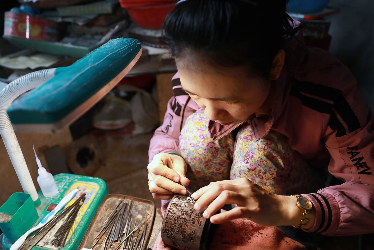 Tinh hoa làng nghề khảm trai Chuôn Ngọ- Ảnh 4.