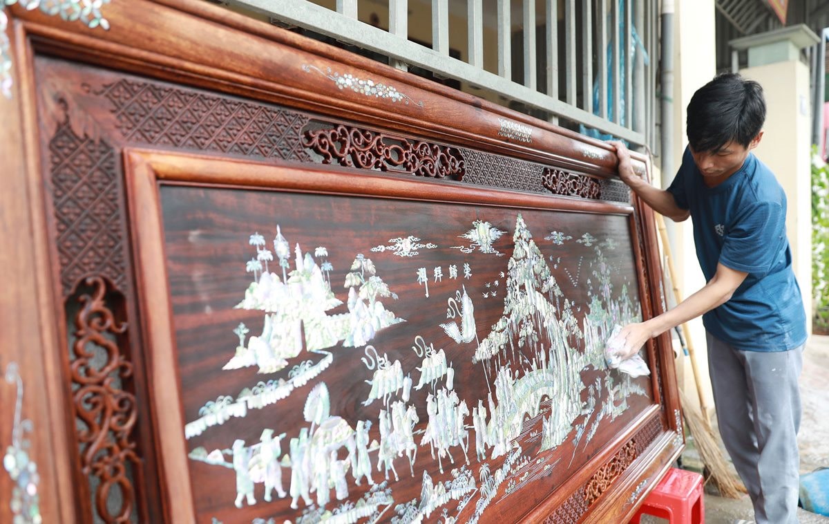 Tinh hoa làng nghề khảm trai Chuôn Ngọ- Ảnh 6.