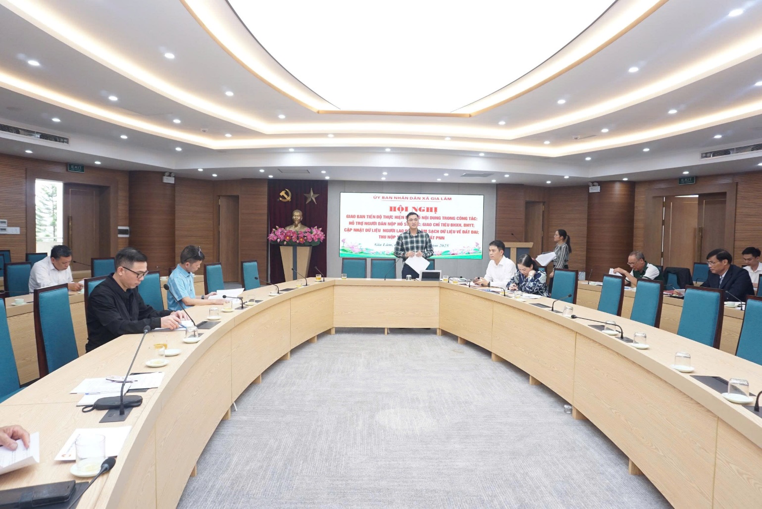 UBND xã Gia Lâm tổ chức hội nghị giao ban tiến độ thực hiện các nhiệm vụ trọng tâm- Ảnh 5.