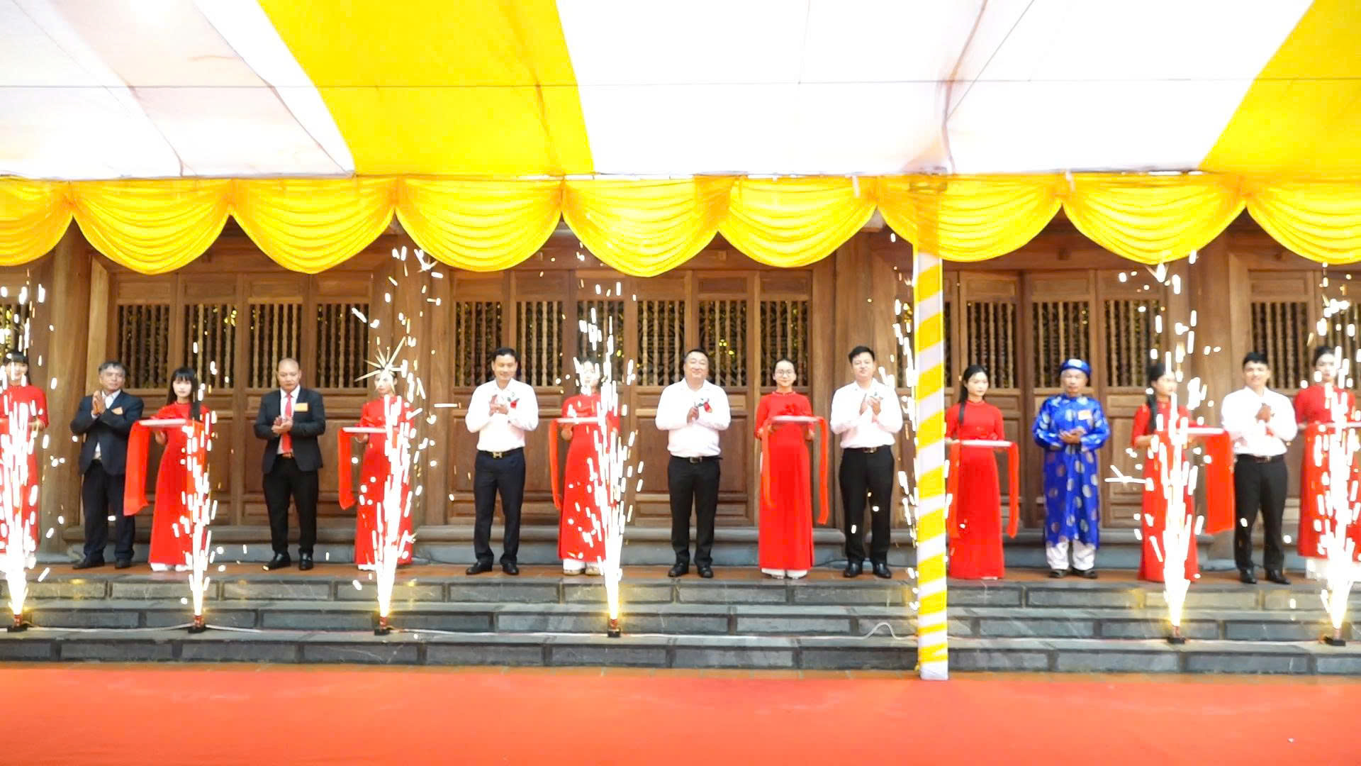 LỄ KHÁNH THÀNH ĐÌNH LÀNG THÔN SINH QUẢ XÃ BÌNH MINH