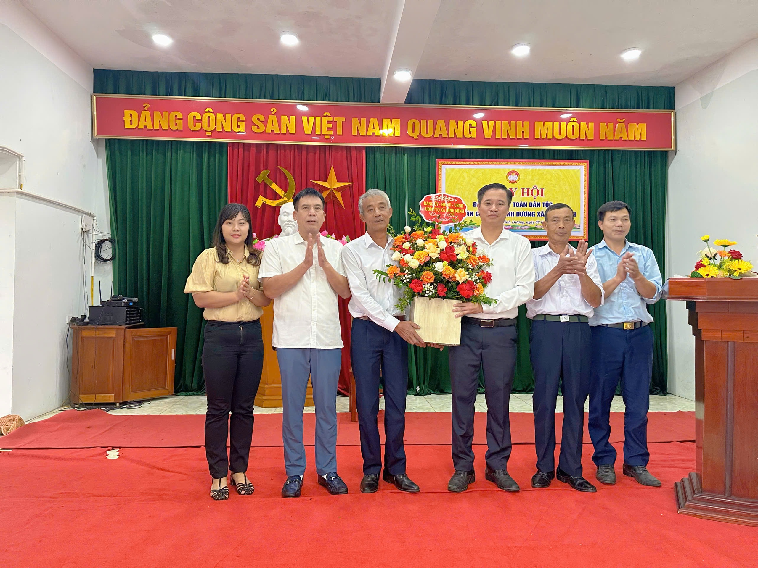 Xã Bình Minh: Sôi nổi Ngày hội Đại đoàn kết toàn dân tộc tại thôn Ninh Dương