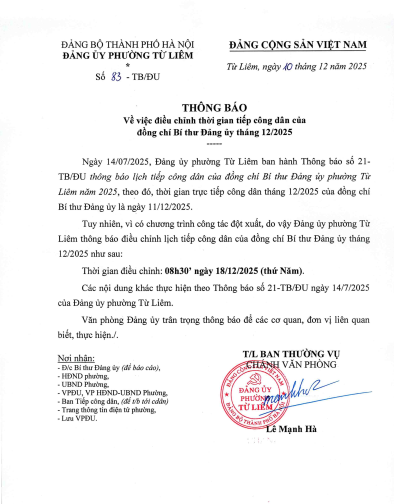 THÔNG BÁO- Ảnh 1.