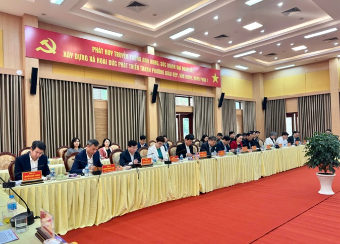 Đoàn giám sát số 07 của Ban Thường vụ Thành ủy Hà Nội làm việc với xã Hoài Đức và An Khánh- Ảnh 1.