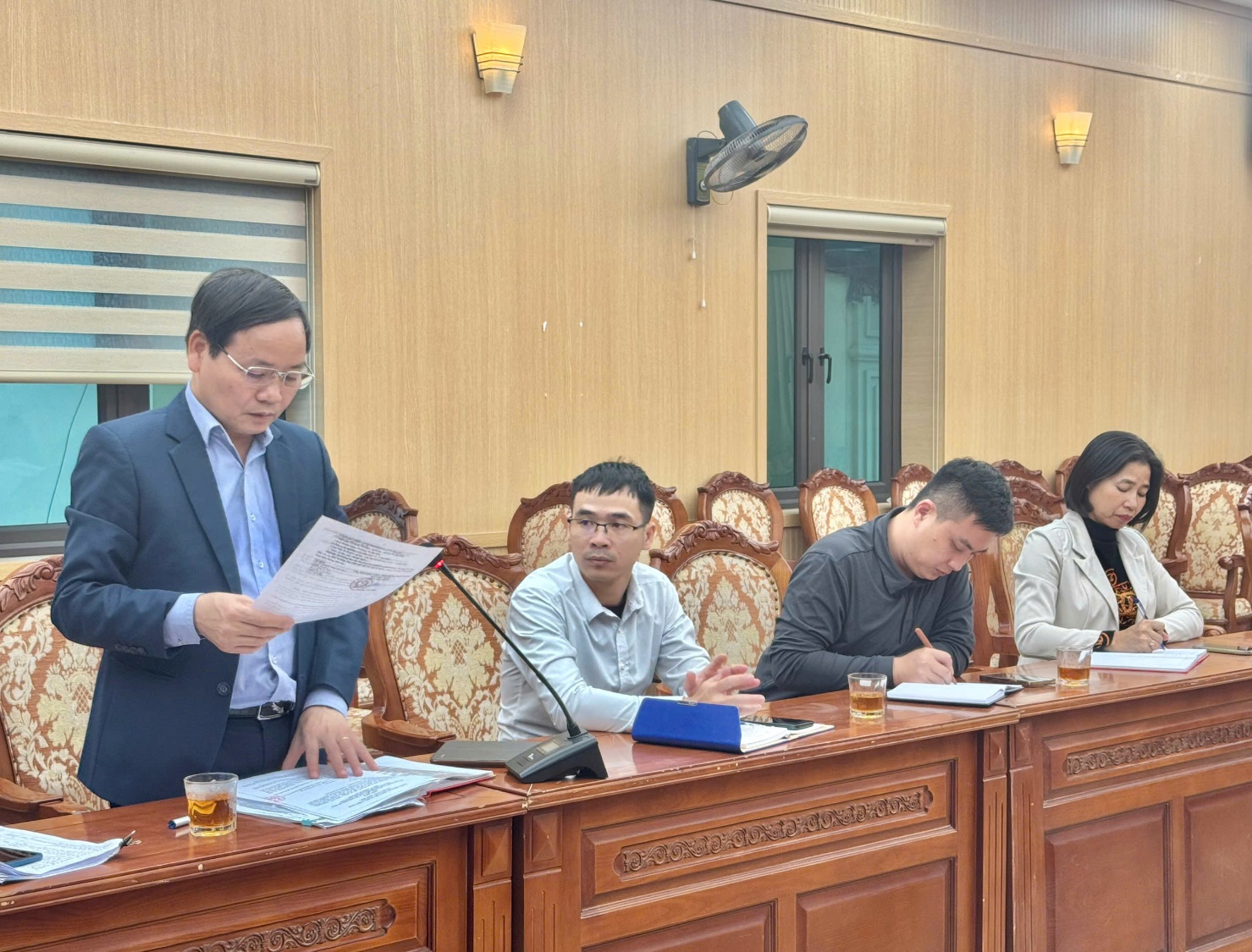 Hoài Đức tổ chức hội nghị hiệp thương lần thứ nhất thoả thuận cơ cấu, thành phần, số lượng người ứng cử đại biểu HĐND xã Hoài Đức nhiệm kỳ 2026 - 2031.- Ảnh 2.