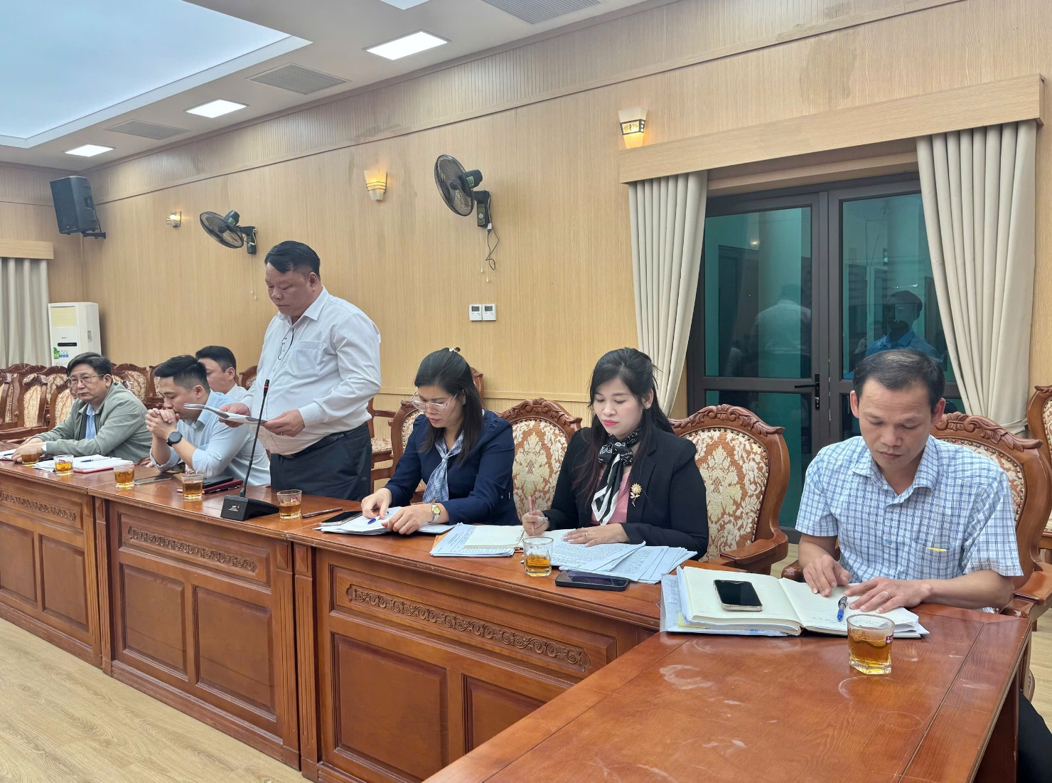 Hoài Đức tổ chức hội nghị hiệp thương lần thứ nhất thoả thuận cơ cấu, thành phần, số lượng người ứng cử đại biểu HĐND xã Hoài Đức nhiệm kỳ 2026 - 2031.- Ảnh 3.