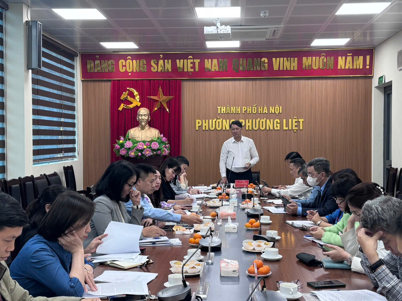 Đảng ủy phường Phương Liệt tổ chức Hội nghị Ban Chấp hành lần thứ Hai- Ảnh 4.