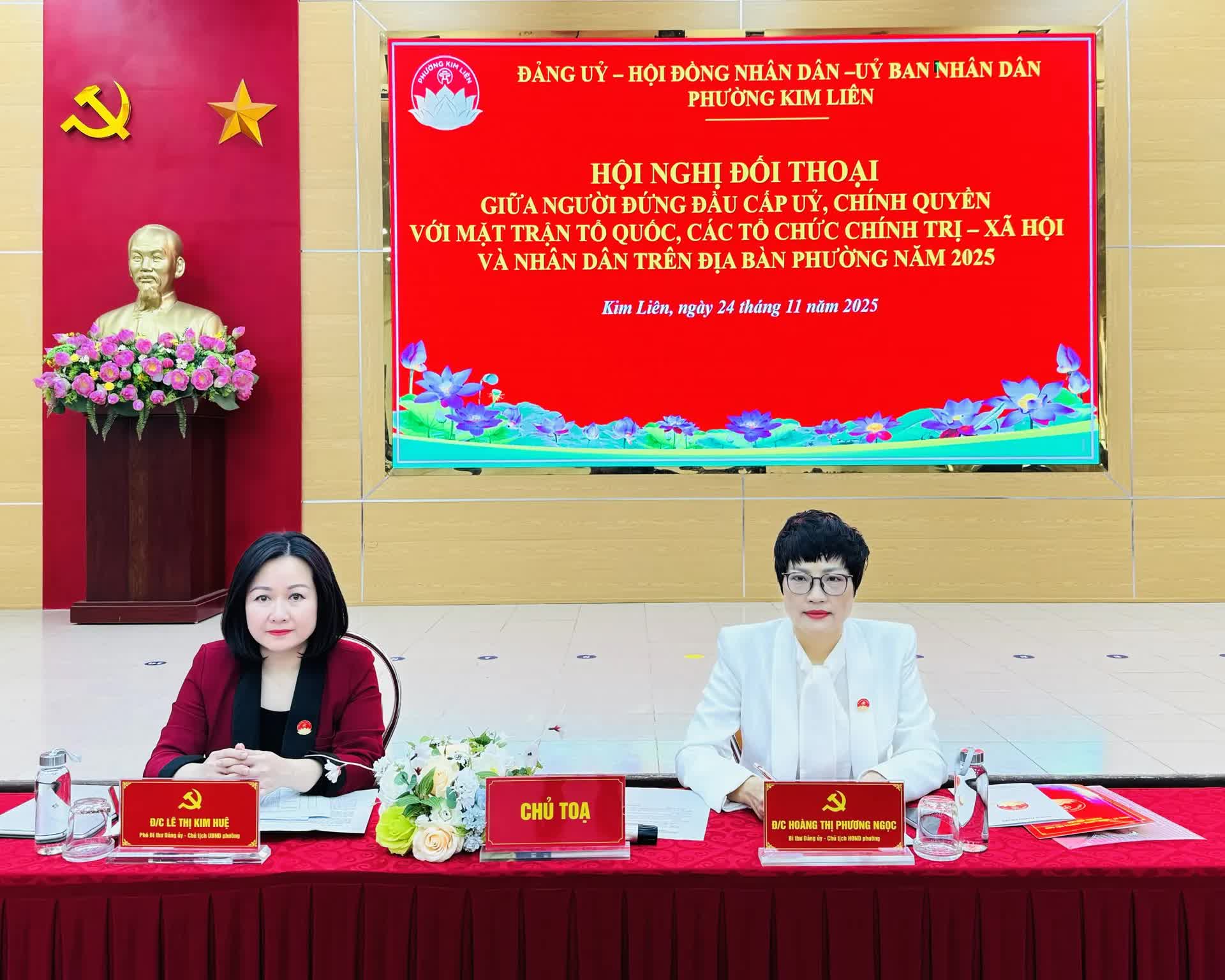 Phường Kim Liên cam kết phục vụ Nhân dân bằng kỷ cương, minh bạch, hành động cụ thể- Ảnh 1.