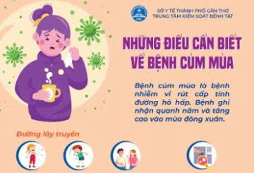 Tuyên truyền về công tác tăng cường phòng, chống bệnh cúm mùa, vi rút hợp bào hô hấp và bệnh tay chân miệng- Ảnh 1.