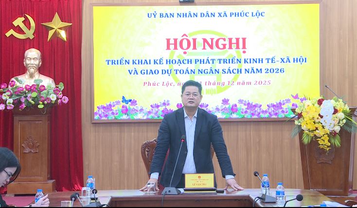 Phúc Lộc triển khai kế hoạch phát triển kinh tế – xã hội và giao dự toán ngân sách năm 2026- Ảnh 1.