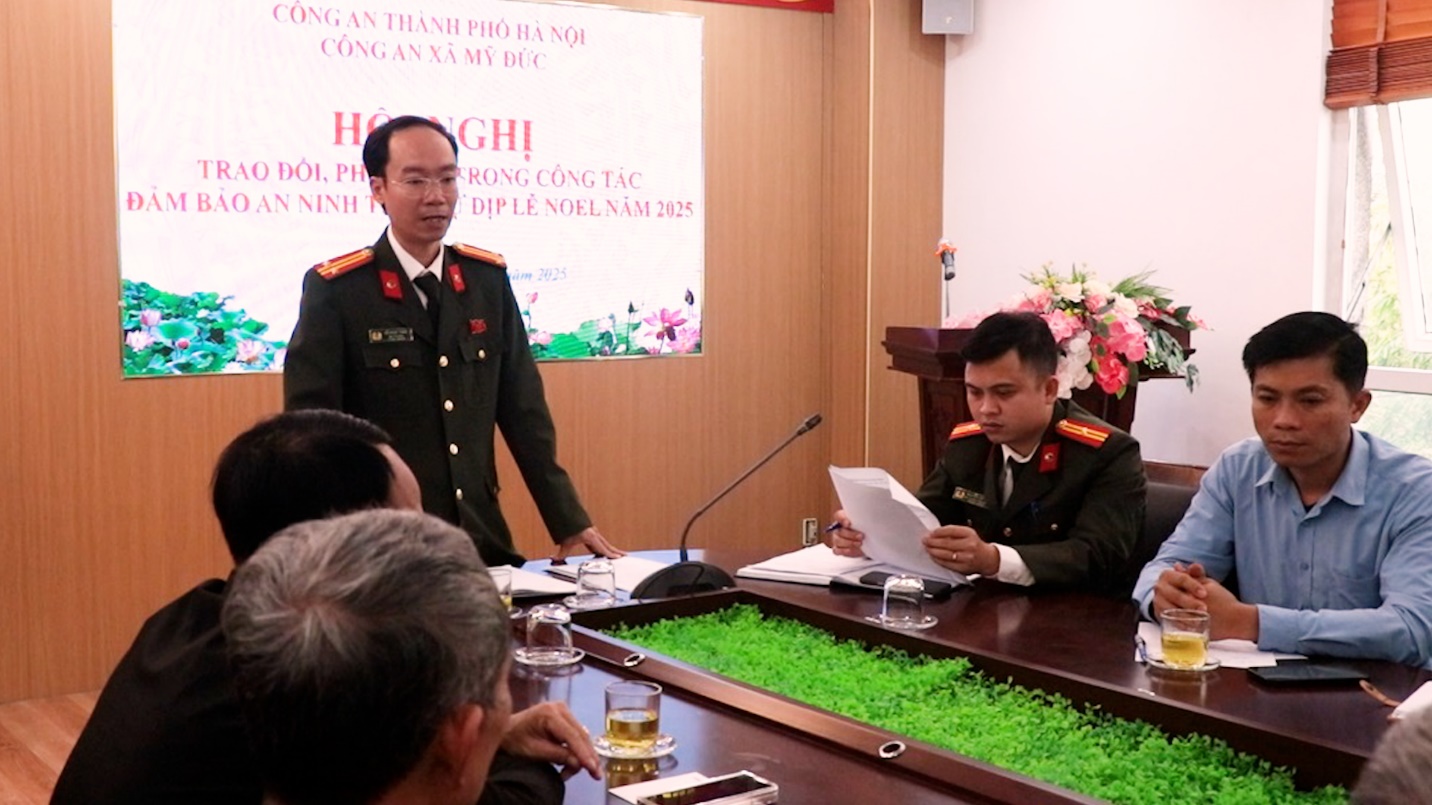 Công An xã tăng cường đảm bảo an ninh trật tự dịp Lễ Noel năm 2025.- Ảnh 5.