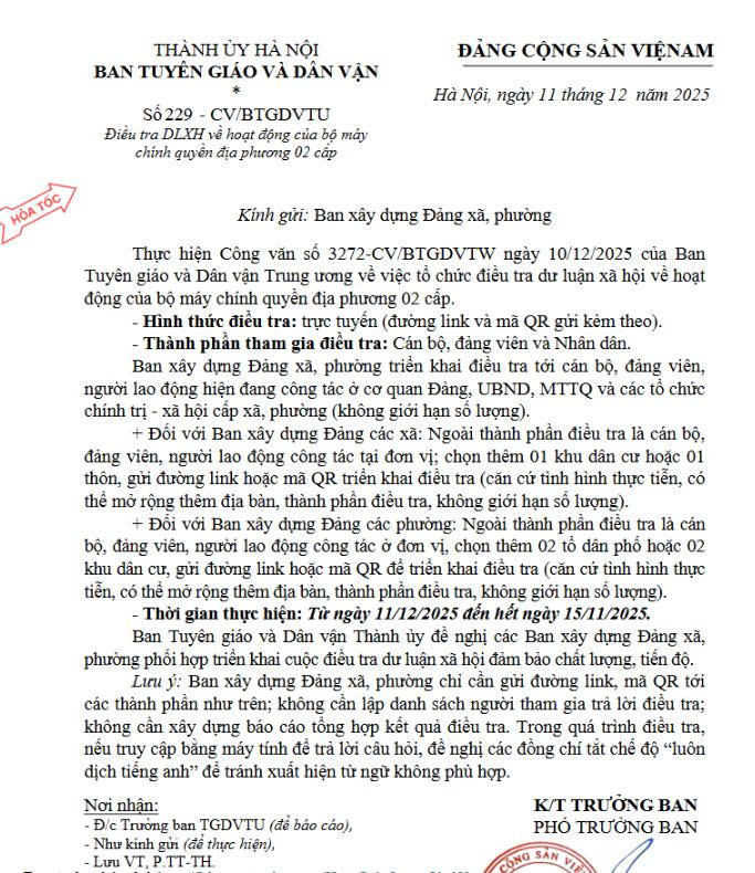 PHƯỜNG LONG BIÊN TRIỂN KHAI ĐIỀU TRA DƯ LUẬN XÃ HỘI VỀ HOẠT ĐỘNG CỦA BỘ MÁY CHÍNH QUYỀN ĐỊA PHƯƠNG 2 CẤP- Ảnh 2.