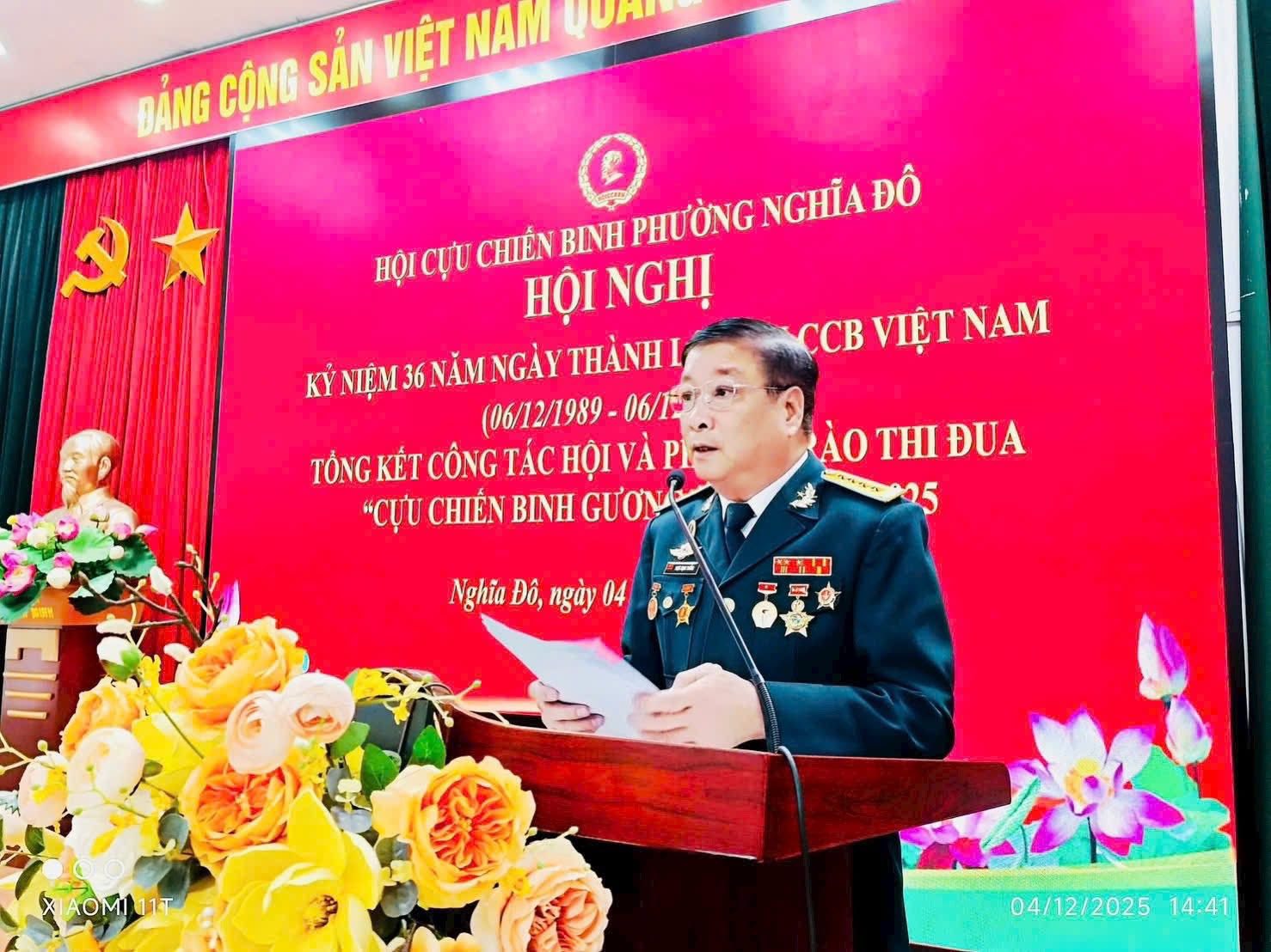 Chúc mừng Ngày truyền thống Hội Cựu chiến binh Việt Nam ( 06/12/1989 - 06/12/2025).- Ảnh 2.