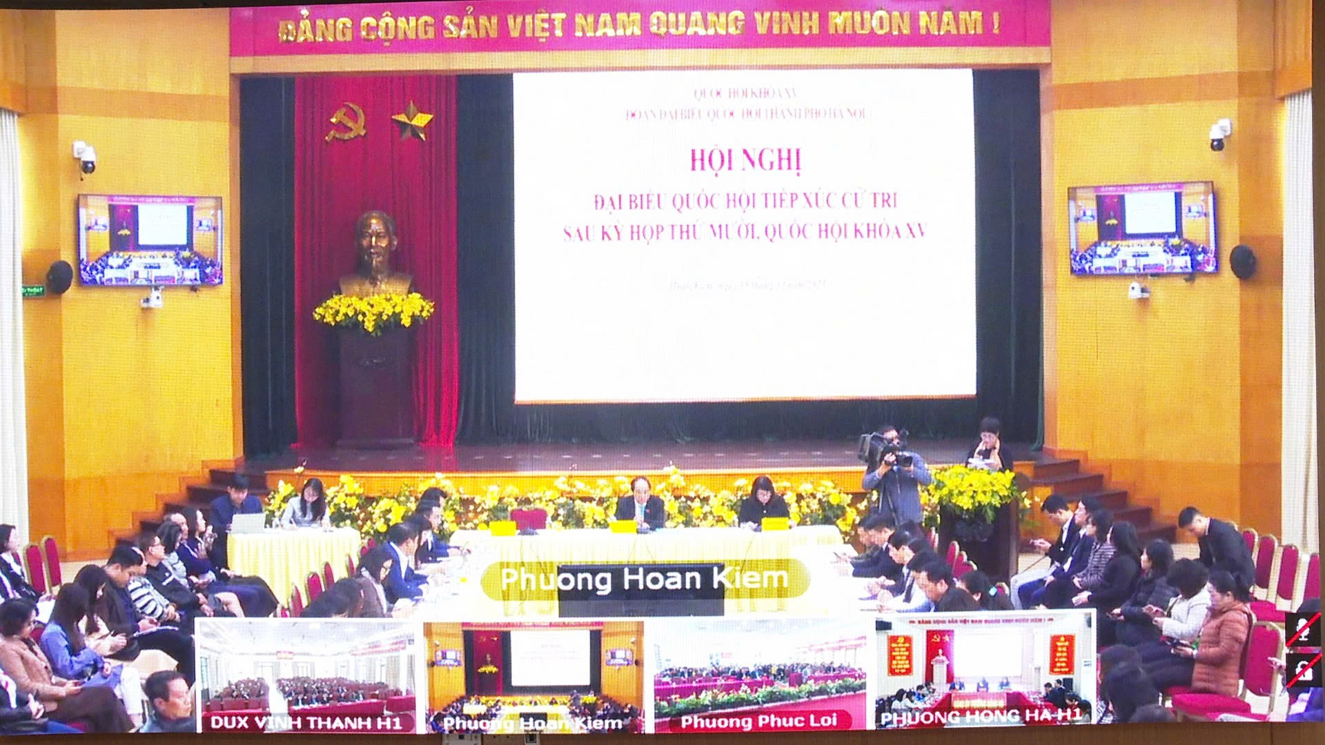 Đoàn ĐBQH TP Hà Nội tiếp xúc cử tri sau Kỳ họp thứ 10, Quốc hội khóa XV- Ảnh 1.