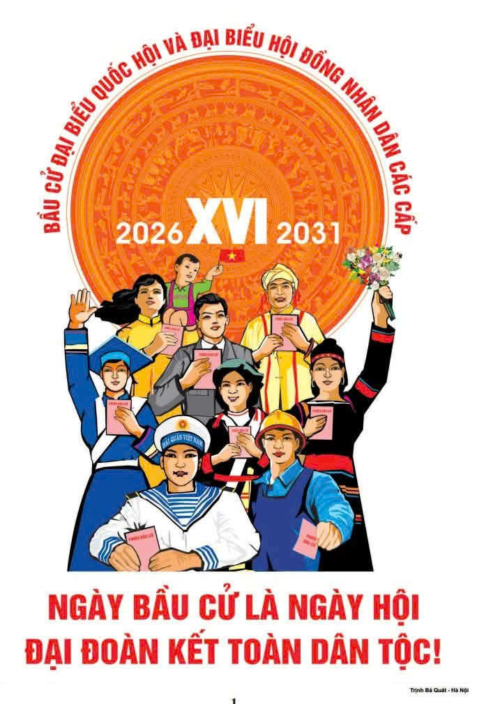 Bộ Văn hoá, Thể thao và Du lịch phê duyệt mẫu tranh cổ động để sử dụng chính thức trong các hoạt động tuyên truyền bầu cử đại biểu Quốc hội và HĐND các cấp- Ảnh 6.