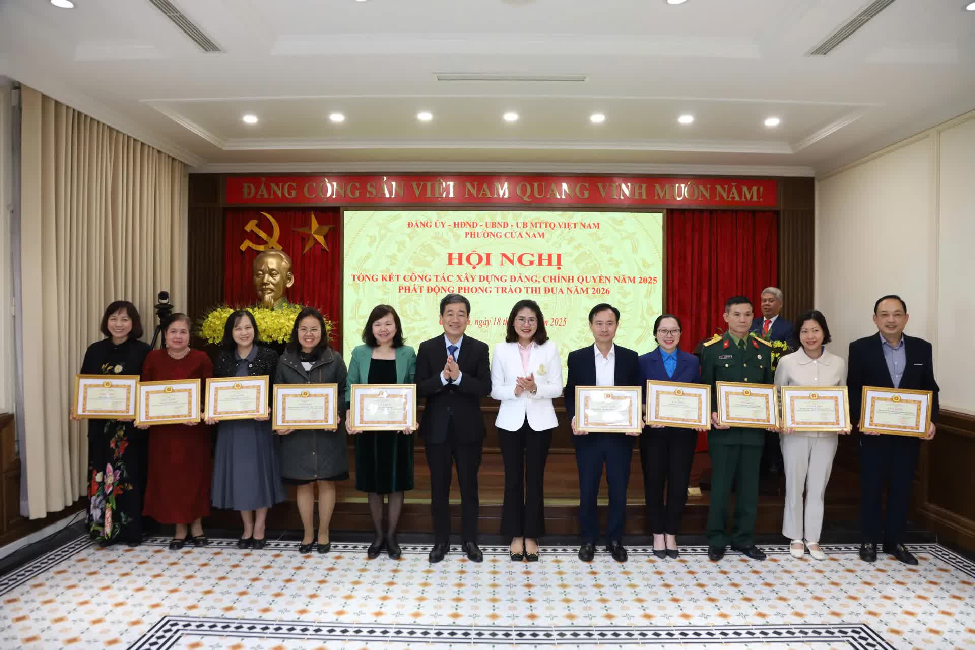 Phường Cửa Nam tổng kết công tác năm 2025, phát động phong trào thi đua năm 2026- Ảnh 3.