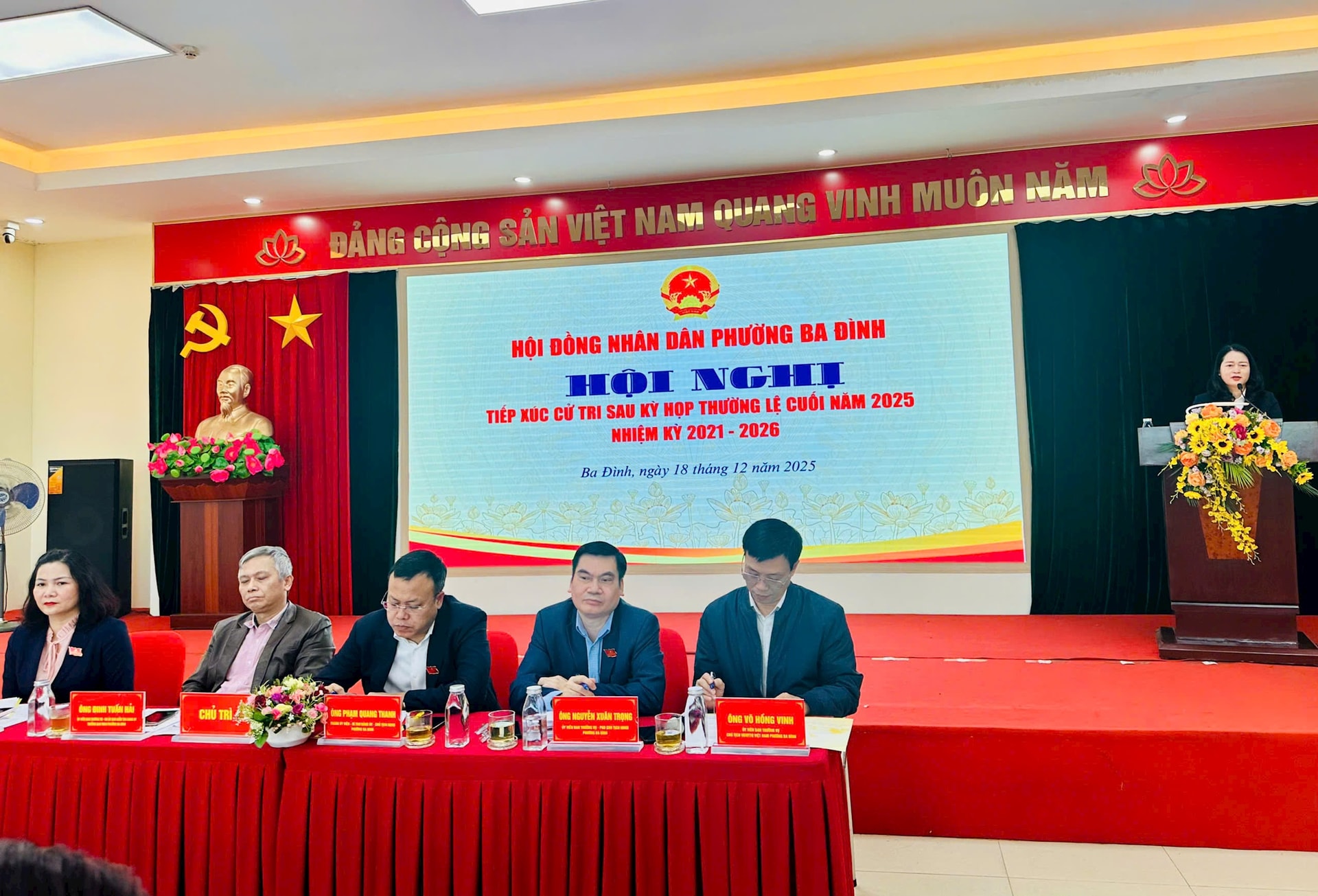 Phường Ba Đình quyết liệt giải quyết ngập úng và trật tự đô thị- Ảnh 1.