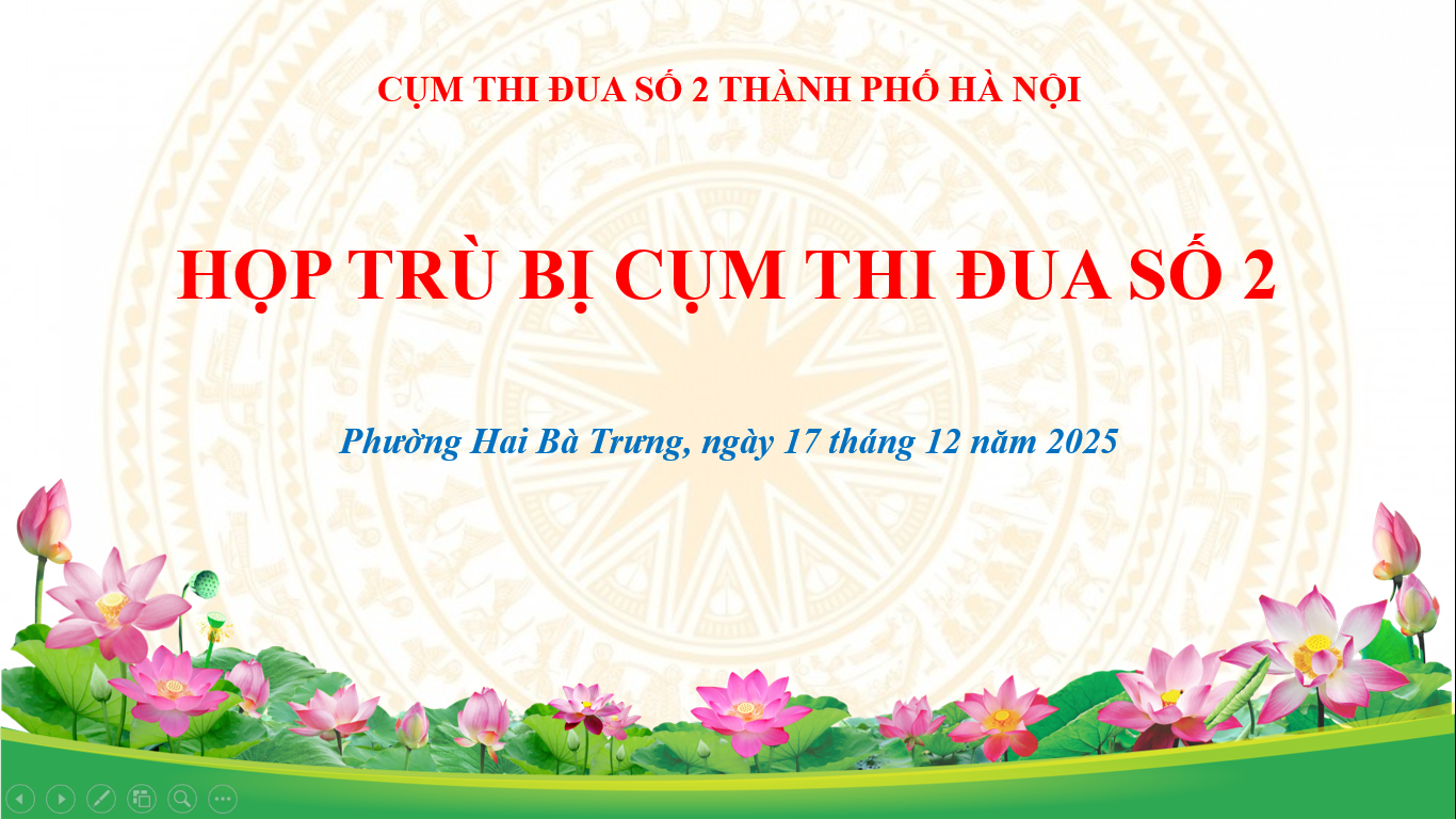 Cụm thi đua số 2 - thành phố Hà Nội họp trù bị triển khai công tác Thi đua - Khen thưởng năm 2025.- Ảnh 1.