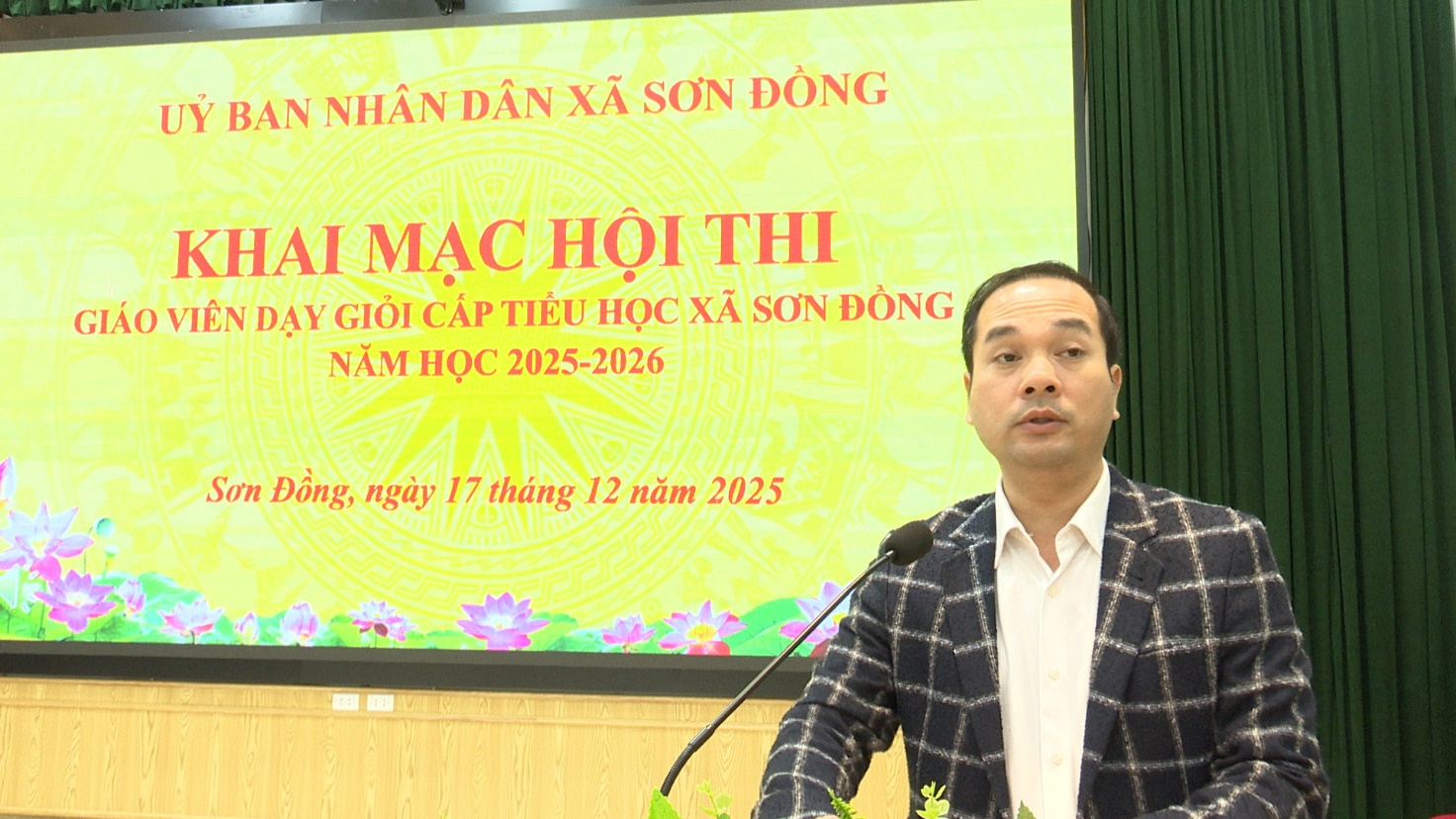 Khai mạc Hội thi Giáo viên dạy giỏi cấp Tiểu học năm học 2025 - 2026- Ảnh 1.