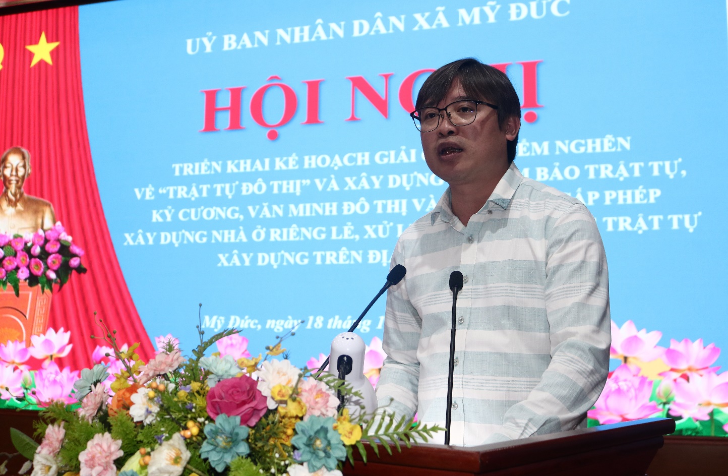 MỸ ĐỨC: QUYẾT TÂM GIẢI QUYẾT DỨT ĐIỂM "ĐIỂM NGHẼN" VỀ TRẬT TỰ ĐÔ THỊ VÀ XÂY DỰNG- Ảnh 8.