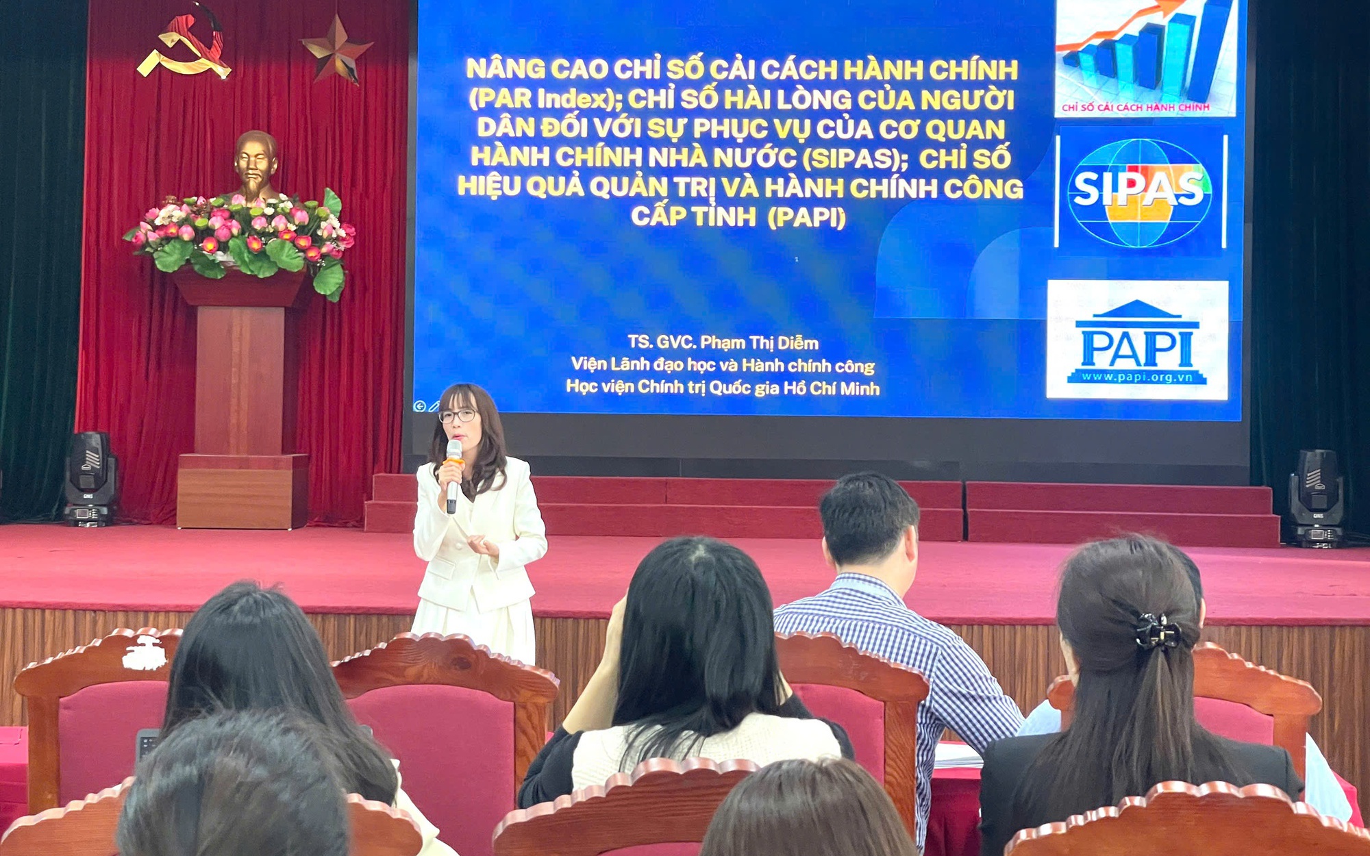 XÃ VĨNH THANH TỔ CHỨC HỘI NGHỊ TẬP HUẤN NÂNG CAO CÁC CHỈ SỐ PAR INDEX, SIPAS, PAPI NĂM 2025