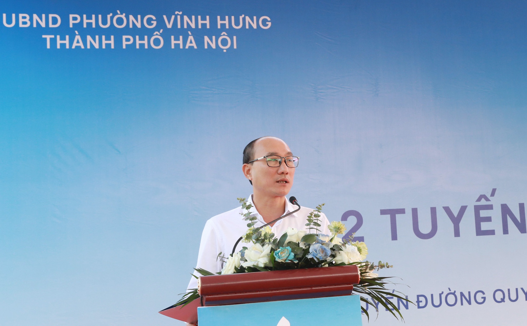 Phường Vĩnh Hưng khởi công 2 tuyến đường mở rộng không gian phát triển- Ảnh 3.