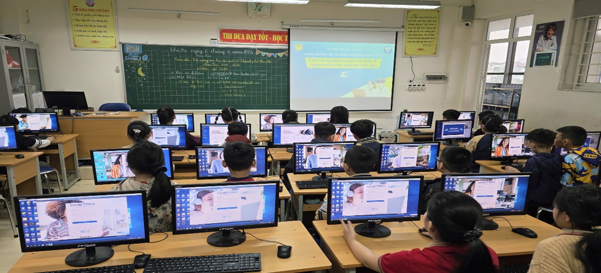 Trường Tiểu học Đại Kim tích cực tham gia Cuộc thi Tài năng Tin học trẻ quốc tế – Thành phố Hà Nội năm học 2025–2026- Ảnh 1.