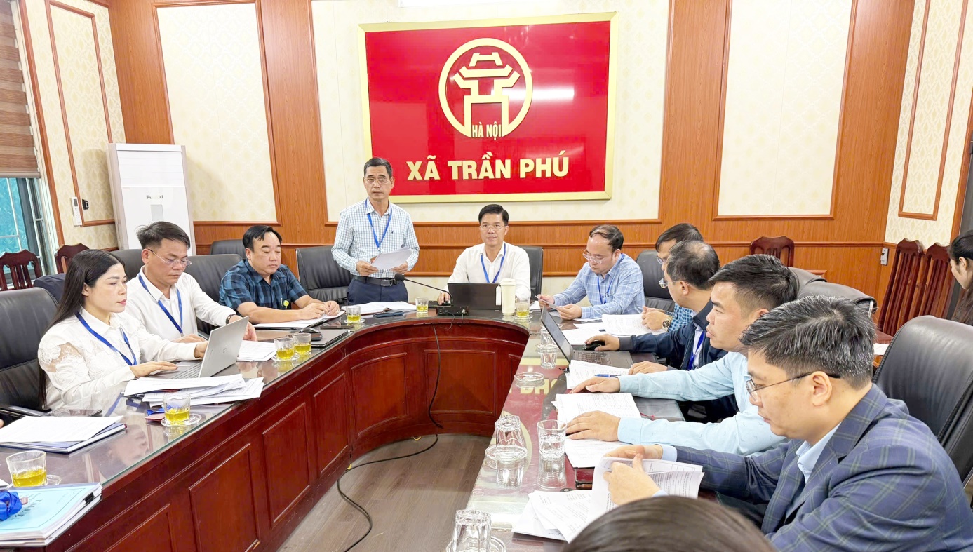 Uỷ ban bầu cử xã Trần Phú: tổ chức Hội nghị để thống nhất triển khai một số nhiệm vụ trọng tâm về công tác bầu cử đại biểu Quốc hội khóa XVI và Đại biểu HĐND các cấp nhiệm kỳ 2026 - 2031 trên địa bàn xã- Ảnh 1.