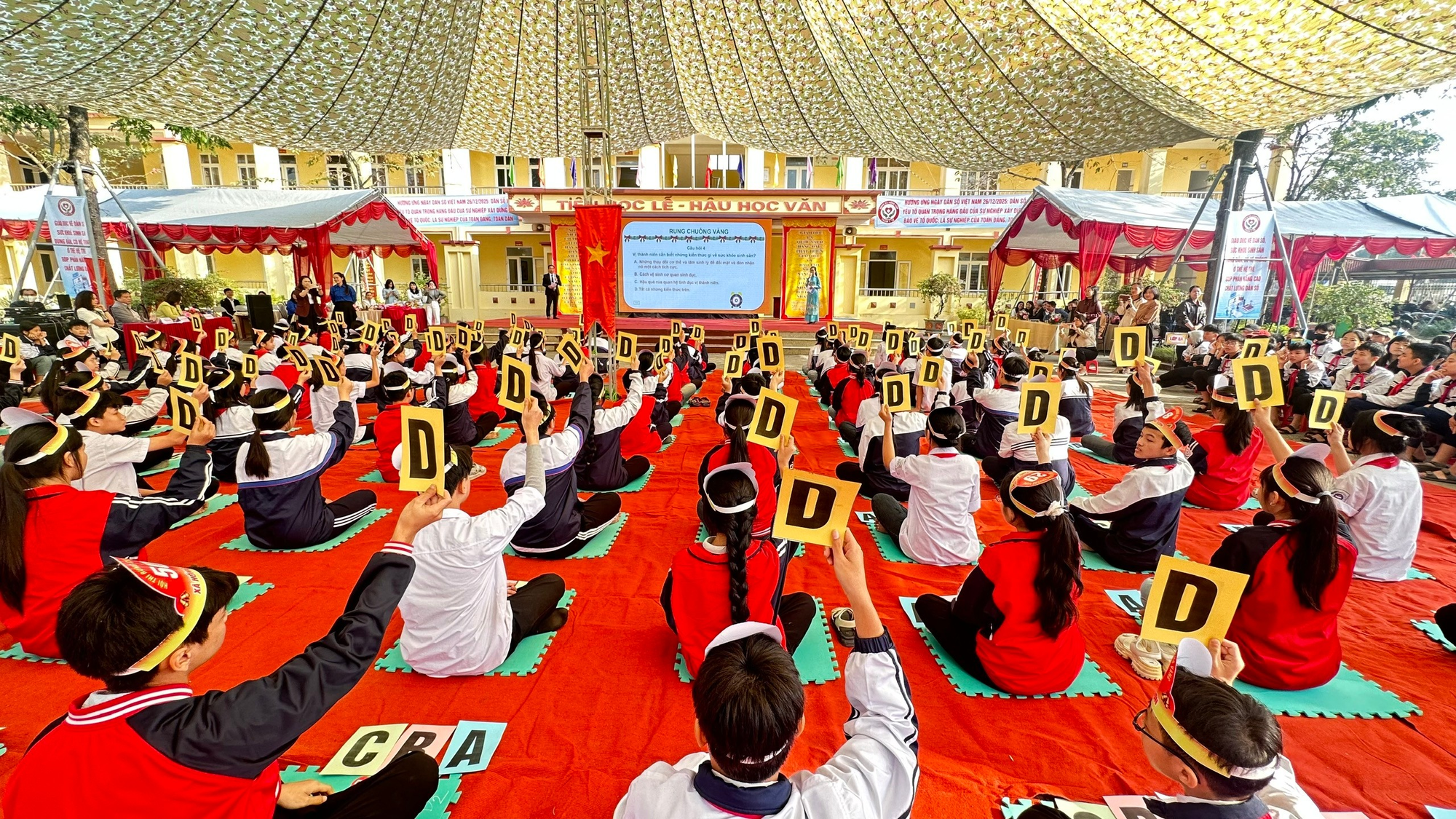 Hồng Sơn phối hợp tổ chức Hội thi Rung chuông vàng “Tìm hiểu kiến thức về Dân số, sức khỏe sinh sản vị thành viên/thanh niên”- Ảnh 2.