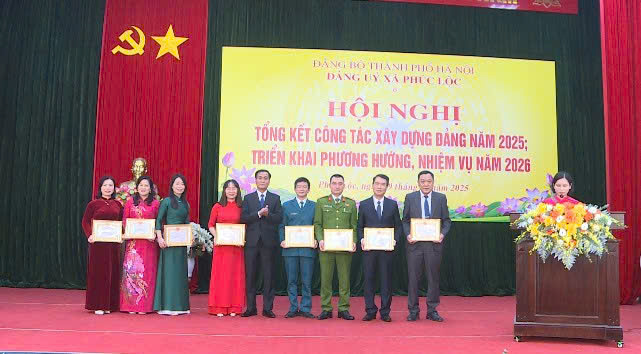 Đảng uỷ xã Phúc Lộc tổng kết công tác xây dựng Đảng năm 2025- Ảnh 7.