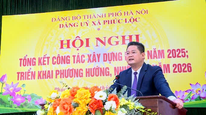 Đảng uỷ xã Phúc Lộc tổng kết công tác xây dựng Đảng năm 2025- Ảnh 5.