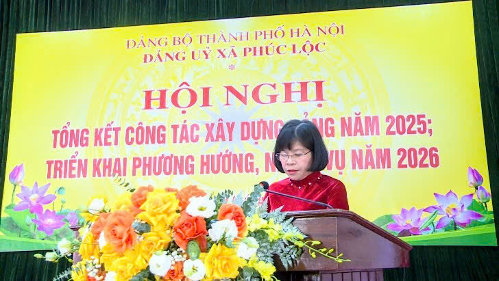 Đảng uỷ xã Phúc Lộc tổng kết công tác xây dựng Đảng năm 2025- Ảnh 4.