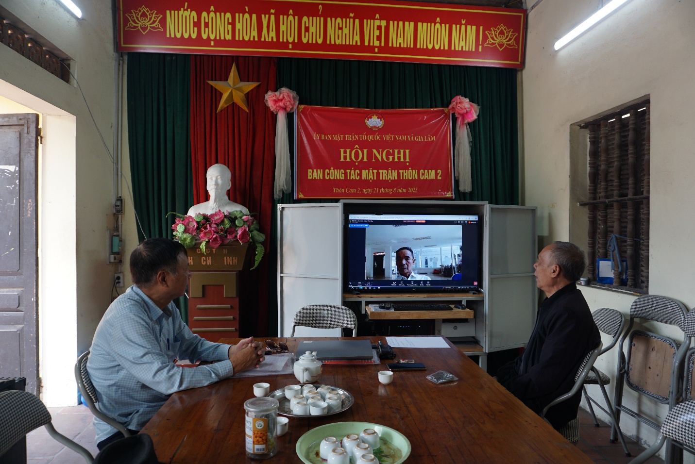 UBND xã Gia Lâm tổ chức hội nghị giao ban công tác tháng 12 với trưởng thôn, tổ trưởng tổ dân phố- Ảnh 4.