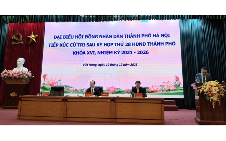 Tổ đại biểu số 9, Đoàn đại biểu HĐND thành phố Hà Nội tổ chức tiếp xúc với cử tri các phường Việt Hưng, Long Biên, Phúc Lợi và Bồ Đề sau kỳ họp thứ 28 HĐND Thành phố khoá XVI, nhiệm kỳ 2021 – 2026.