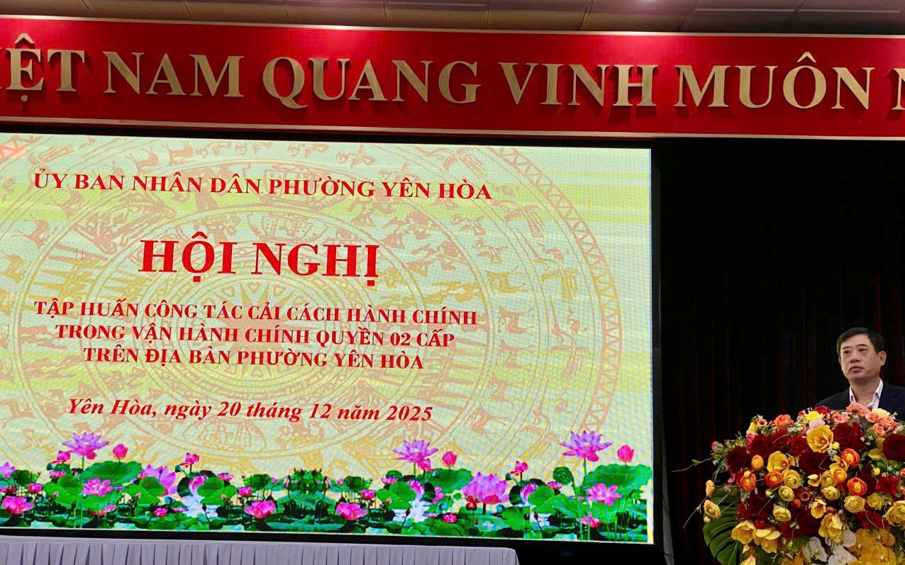Phường Yên Hòa đẩy mạnh tuyên truyền cải cách hành chính trong vận hành mô hình chính quyền địa phương 02 cấp